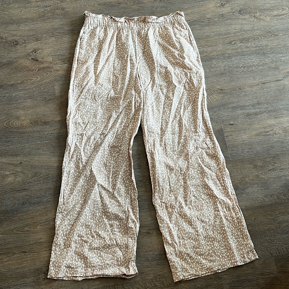 Express Flowy Ruffle Top Pants